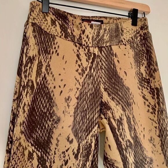 Krazy Larry NWOT snake skin animal print Legging Size 0 - Picture 5 of 6